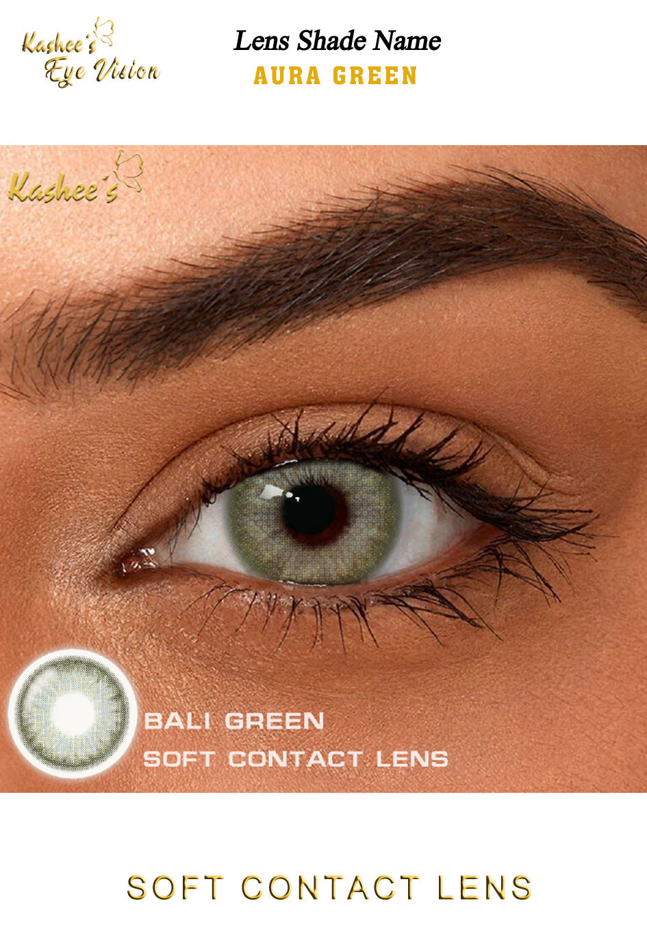 Kashees Lens Aura Green