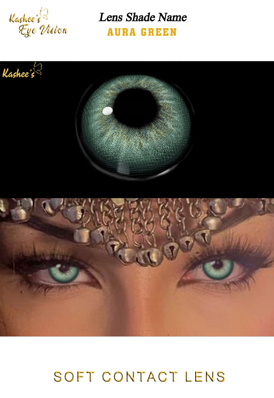 Kashees Lens Aura Green