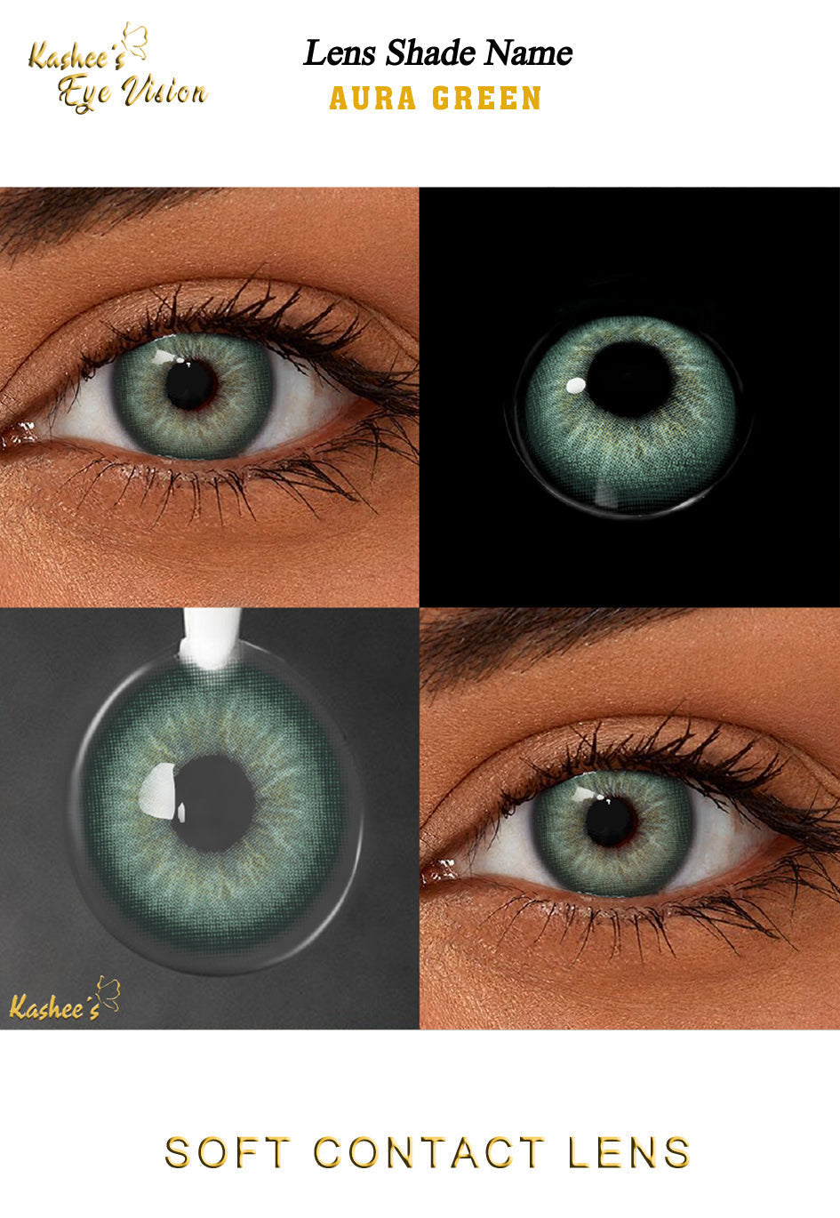 Kashees Lens Aura Green