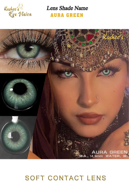 Kashees Lens Aura Green