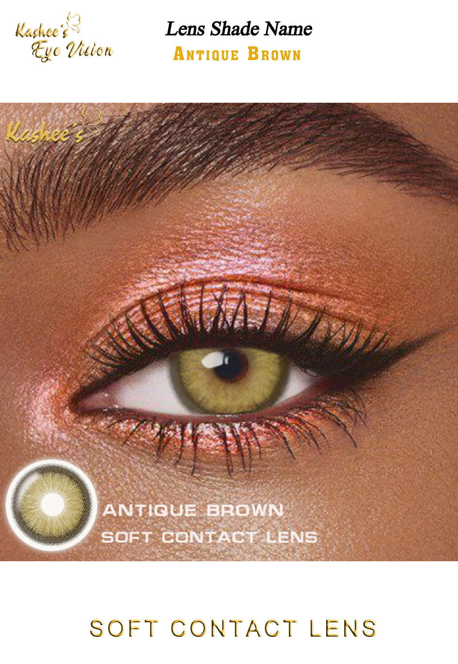Kashees Lens Antique Brown