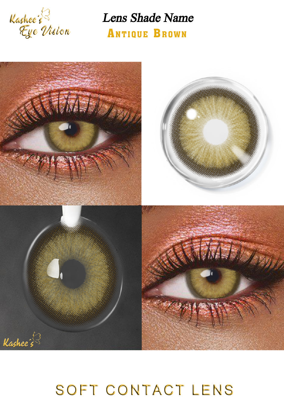 Kashees Lens Antique Brown
