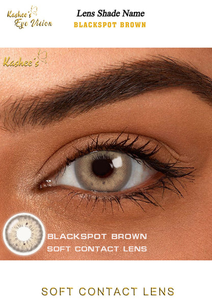 Kashees Lens Blackspot Brown
