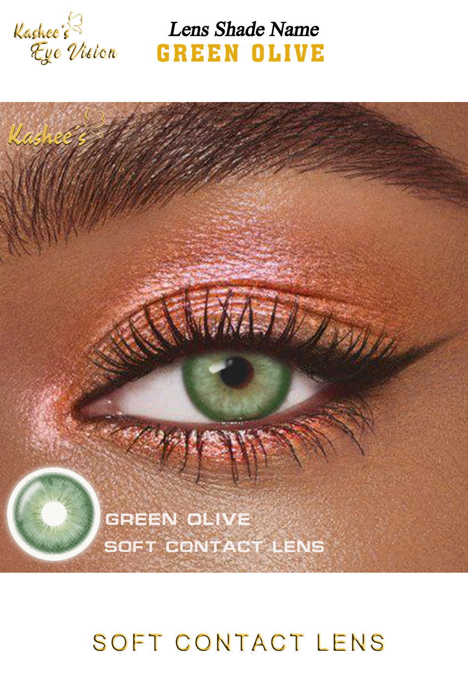 Kashees Lens Green Olive