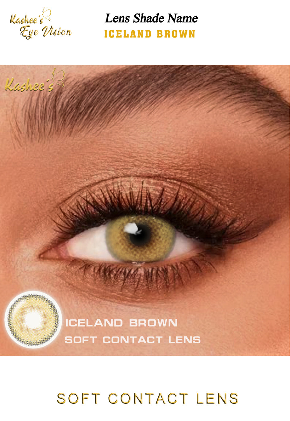 Kashees Lens Iceland Brown
