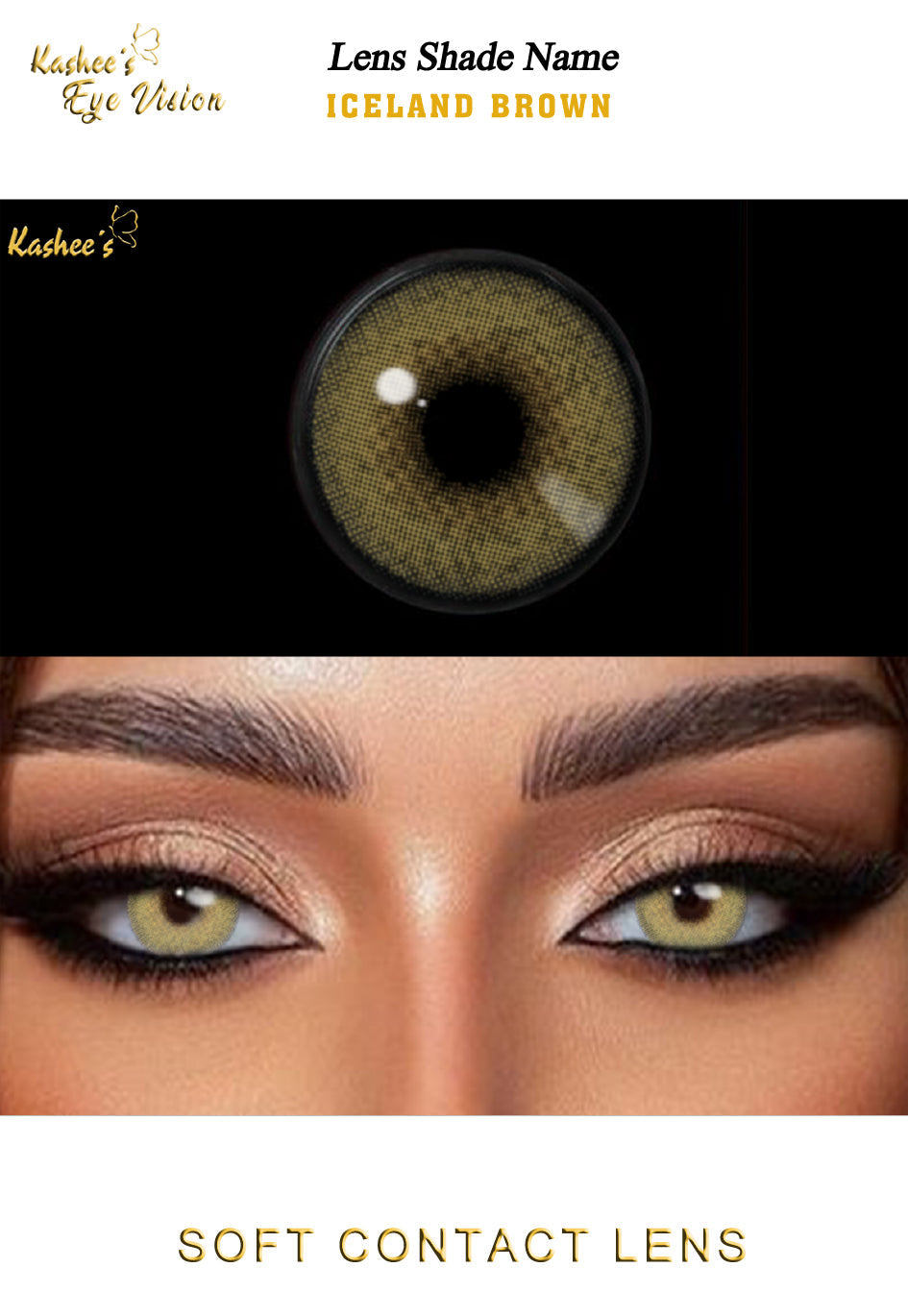Kashees Lens Iceland Brown