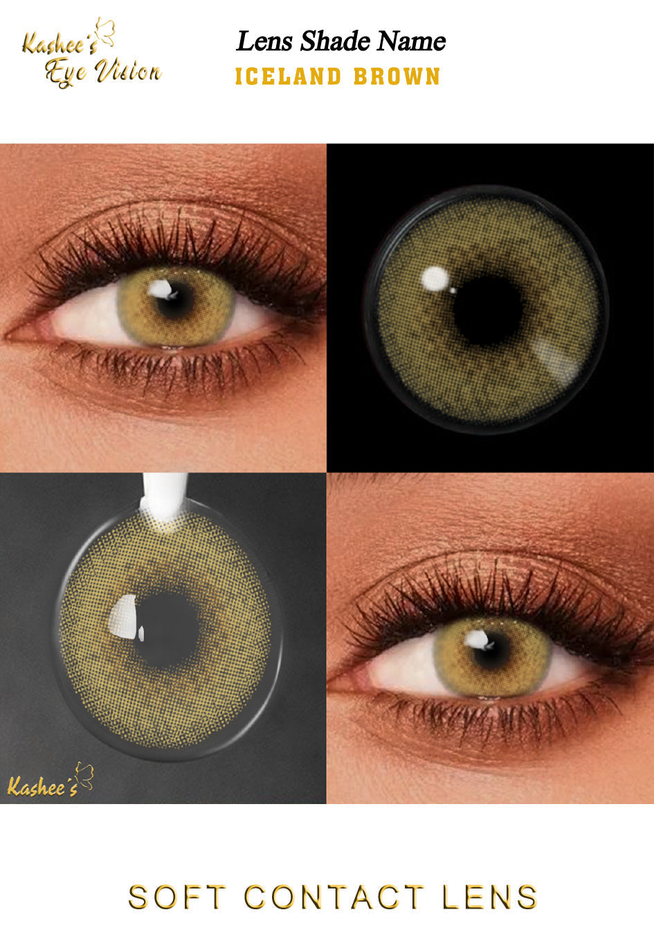 Kashees Lens Iceland Brown