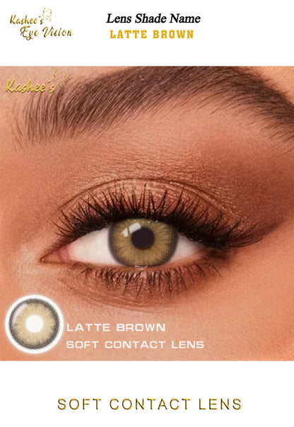 Kashees Lens Latte Brown