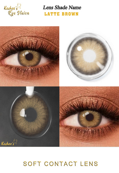 Kashees Lens Latte Brown